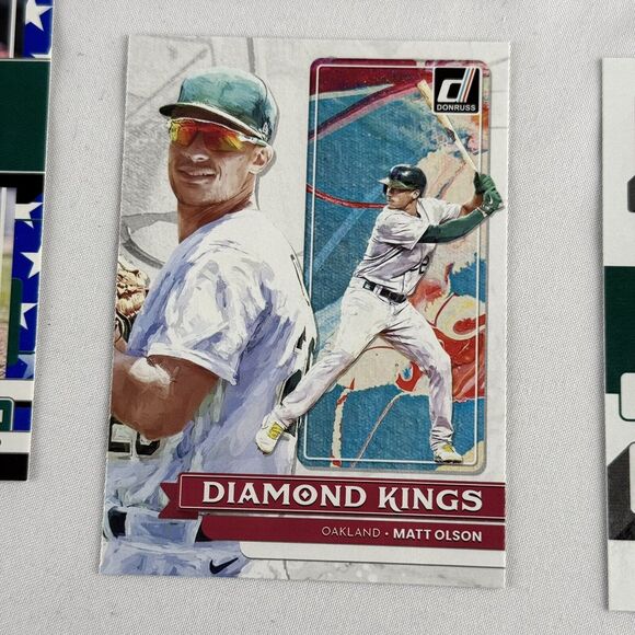 Oakland A’s 12 Card Lot NM Eric Chavez Auto Best Authentic Murphy RC Matt Olson - Picture 12 of 13